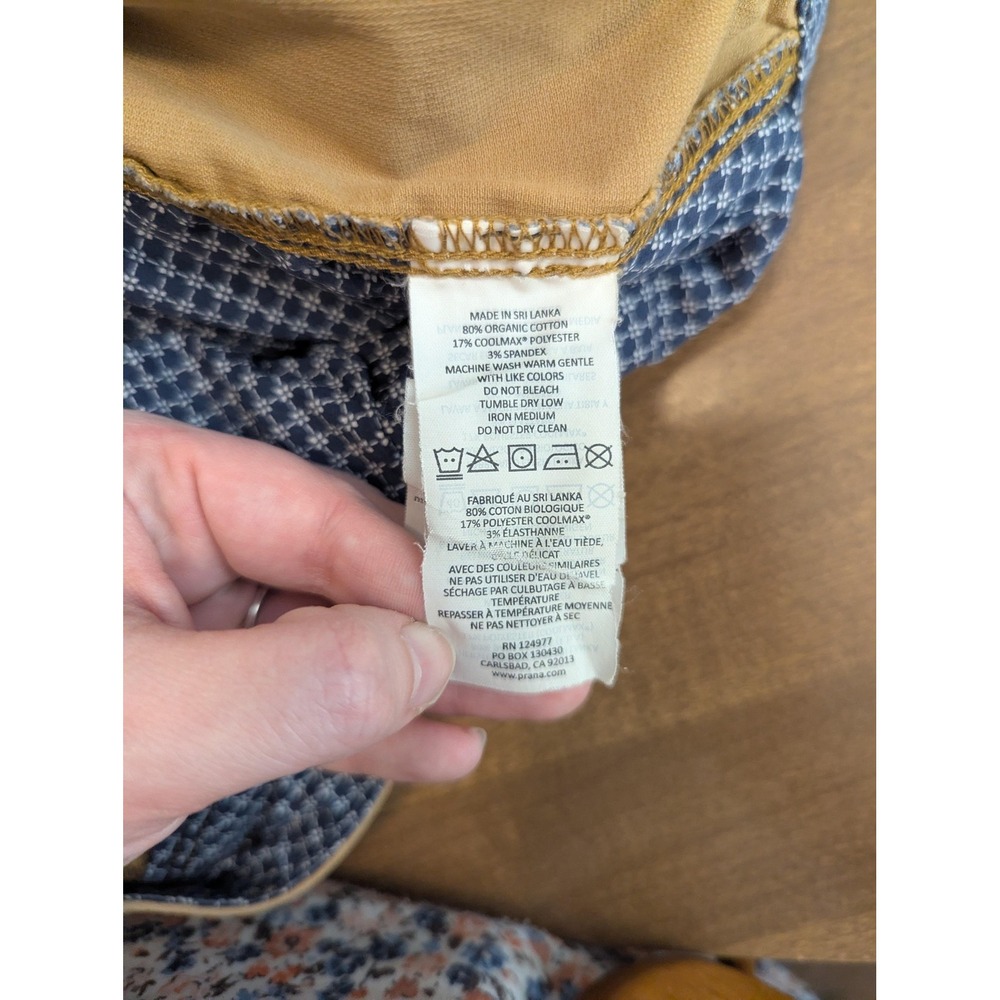PrAna Pants Mens 38 Beige Straight Fit Chino Organic Cotton Stretch Casual - Picture 12 of 14
